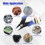 Small Wire Cutters Micro Flush Cutter Snips Zip Tie Cutter-5 Pack - size: 5 Pack