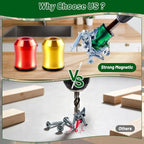 3Pcs Magnetic Drill Bit Holder,Strong Magnetic Screw Holder-(3 colors)