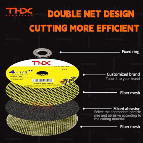 THX 3 Inch Cut Off Wheel,Long-Lasting Thin Cutting Wheel,28 Pack - size: 3" x 0.045" x 3/8"