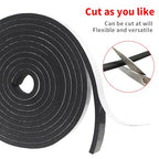 Foam Insulation Tape self Adhesive,1/2In x 1/4In x99Ft Weather Stripping for Doors and Windows,Sound Proof soundproofing Door Seal,Weatherstrip,Pipe Cooling, Air Conditioning Seal Strip - size: 1/2 in x 1/4 in x 99 ft