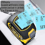 The 3-in-1 almighty laser measuring tools ruler,16Ft Ruler 131Ft Laser - color: Yellow, size: Laser 135 ft