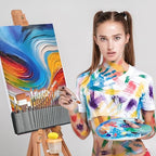 GETHPEN 29pcs Paint Brush Set, Acrylic Paint Brushes, Oil, Watercolor - style: Assorted Shapes