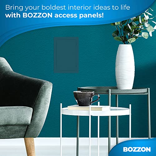 BOZZON Access Panel for Drywall - 8 x 16 in - Wall Hole Cover - Access Door - Plumbing Access Panel for Drywall - Heavy Durable Plastic White - size: 8 x 16