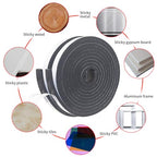 Foam Insulation Tape self Adhesive, 1/2In x 1/4In x 10ft Weather Stripping for Doors and Windows,Sound Proof soundproofing Door Seal,Weatherstrip,Pipe Cooling, Air Conditioning Seal Strip - size: 1/2In x 1/4In x 10ft
