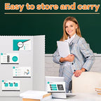 Ctosree 18 Pcs 48 x 36 Inch Tri Fold Poster Board Bulk for Display, White - color: White, size: 48 x 36 inch