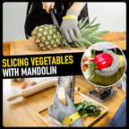 COOLJOB A9 Food Grade Cut Resistant Gloves for Kitchen Chef Butcher, S-XL - size: Medium