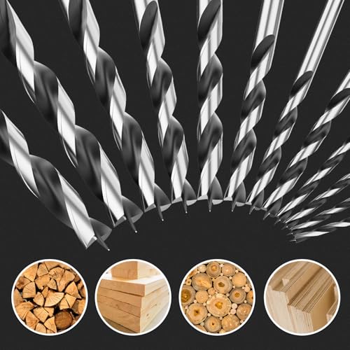 4Pcs 8MM Metric Brad Point Wood Drill Bit Set - size: 0.315" - 4pcs