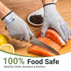 Cut Resistant Gloves for Men Women, Kitchen Gloves for Food Prep
