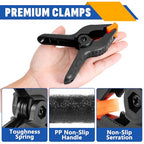 20 Pack 4.5 inch Plastic Spring Clamps, Backdrop Clips - size: 4.5in-20P