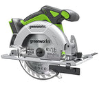 Greenworks 24V Brushless 6-1/2" Circular Saw, 4,800 RPM, Adjustable Cutting Depth 45°/90°, Tool Only - size: 6-1/2", style: Tool Only