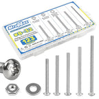 #8-32 x 1-1/2" to 2-1/2" Long Pan Head Machine Screws Kit for Outlet Box - size: #8-32(Long Screws Kit）