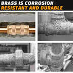 Brass DOT Quick Push to Connect, 3/4" Air Brake Union Push in - color: 2PCS DOT Push-to-Connect, size: 3/4" Od