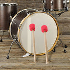 Jiozermi 2 Pcs Drum Mallet, Red, 12.8 Inches for Drums Snare Drums - color: Red