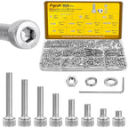960PCS M2.5 Screws Nuts Assortment Kit, M2.5x4/6/8/10/12/16/20/25 mm - size: SS M2.5 960pcs