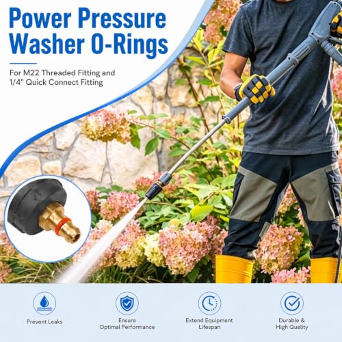 ZDBB 84 Pcs Pressure Washer O Rings, Garden Hose and Screen Filter Washers - size: 84 PCS