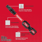 GEINXURN Impact Tough Magnetic Mixed 45Pack Insert Driver Bits, S2 Alloy Steel Screwdriver Power Bits Set with 1Pcs Impact Magnetic Bit Holder - size: MIXED-45PC