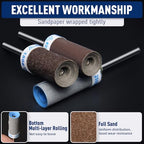 10Pcs 2500 Grit Sanding Drums Sandpaper Sticks Set for Dremel Rotary Tool with 1/8" Shank, Sanding Bits Kit Rotary Tool Accessories for Metal Rust Removal/Jade Polishing/Stone Grinding (2500 Grit) - style: 2500 Grit