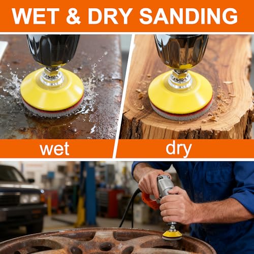 64 PCS 2 Inch Sanding Disc,Hook and Loop Sanding Pads 240 Grit - style: 240 Grit 64PCS