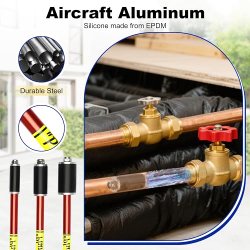 Plumbing Plug Tool Kit (3 Tools) Replacement for jet swet - color: lemon