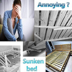 7.6-14.5in Bed Support Legs for Bed Frame Support,Slat Support 4PC - size: 4pcs (7.6-14.5 in Adjustable)