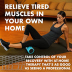 321 STRONG Patented 3-Zone Massage Roller, Medium Density for Exercise - color: Bubble Gum