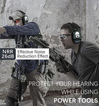 PROHEAR 016 NRR 26dB Shooting Ear Protection, Slim Passive Earmuffs - color: Black S
