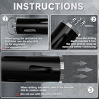 Diamond Core Drill Bit 3"(76mm) with Pilot Bit & Adapters (SDS Plus & Hex) – Upgraded Welded Segments, 8.6" Depth – for Concrete, Solid Brick, Hollow Brick, Masonry & More - size: (3"/76mm)