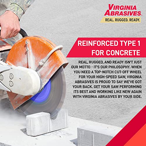 14" Cut Off Wheel Concrete 14x 1/8 x20mm Chop Saw Blade, 90° Cuts, 10 Pack - style: 14 x 1/8 x 20mm