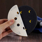 5-Inch 8-Hole Hook and Loop Sanding Discs, Orbital Sander Sandpaper Discs, 100 Pieces Round Sandpaper Set, 320 Grit - size: 320-Grit