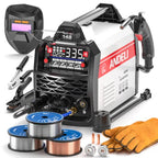 ANDELI Aluminum MIG Welder145A, 4-in-1,110V/220V - color: Red4