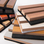 Art3d 3D Textured Soundproof Wood Slat Wall Panel, 6 x 4.7 in, Sample Pack - color: Samples Pack, size: 6 * 4.7 inch