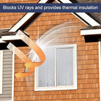 DGSL Double Reflective Bubble Foil Insulation Foam, 23.6IN X 20FT Window Insulation for Summer Heat Reflective Window Film for Window, Garage Door, RV, Roof - size: 23.6 in x 20 ft