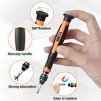 JOREST 24Pcs Small Precision Screwdriver Set with Torx T5 T6 T8 T9, Y00, P5 - style: 24 in 1