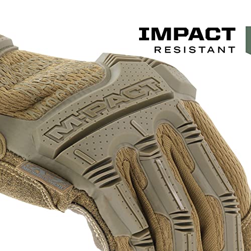 Mechanix Wear M-Pact Tactical Gloves, Brown, Large - color: Brown, size: Large