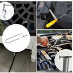 61 Inch Drain Snake Hair Clog Remover, Flexible 4-Claw Grabber Tool