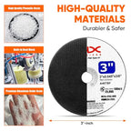THX 3 Inch Cut Off Wheel,Long-Lasting Thin Cutting Wheel,28 Pack - size: 3" x 0.045" x 3/8"