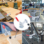 4 PK 225D Quick Release Horizontal Toggle Clamps for Woodworking - style: 225D,1PK