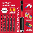 GEINXURN Impact Tough Magnetic Mixed 45Pack Insert Driver Bits, S2 Alloy Steel Screwdriver Power Bits Set with 1Pcs Impact Magnetic Bit Holder - size: MIXED-45PC