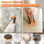 REXBETI Razor Blade Scraper Tool, 2 Pack Windows, Glass Stovetop Scraper - style: Original 2 Pack