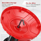 46 FT Drain Snake 11-in-1 Double Mode Drain Auger Tools - color: Red&Black-46FT-YY