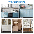 HOME EDIT Brushed Gold Cabinet Handles 3 Inch Pulls 10 Pack - color: Brushed Gold, size: 3 inches Hole Center