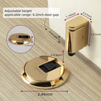 PANALI Magnetic Door Stopper, Windproof Door Stop, 1 Pack - color: Bright Gold