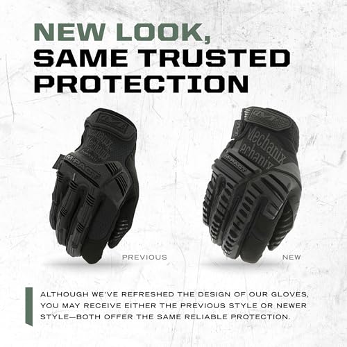 Mechanix Wear M-Pact Covert Tactical Gloves, Medium, Black - color: Black, size: Medium
