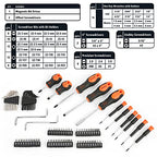 GreatNeck 191-Pc Mariner's Tool Set, Boat Tool Kit for Maintenance - size: 191-Piece