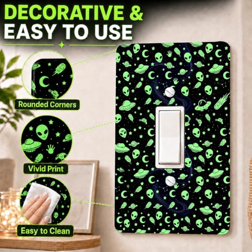 Purple Gold Marble Light Switch Cover Plates Toggle Switch Covers Plate - color: Marble, size: Toggle Light Switch