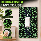 Purple Gold Marble Light Switch Cover Plates Toggle Switch Covers Plate - color: Marble, size: Toggle Light Switch