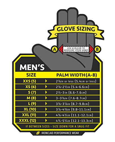 Ironclad EXO-HVP-05-XL Hi-Viz Pro Gloves, X-Large - color: Hi-viz Yellow & Orange, size: X-Large (Pack of 1)
