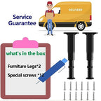 7.6-14.5in Bed Support Legs for Bed Frame Support,Slat Support 2PC - size: 2pcs (7.6-14.5 in Adjustable)