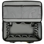 Large Rolling Tool Bag with Big Wheels, Waterproof Roller Tool Box, Big Wheeled Tool Backpack with Multiple Pockets(Yellow, Extra Large)