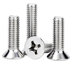 60Pcs M3-0.5x28mm Flat Head Phillips Machine Screw - size: M3-0.5x28mm(60Pcs)